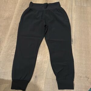 Athleta Salutation Rib Joggers, black, L